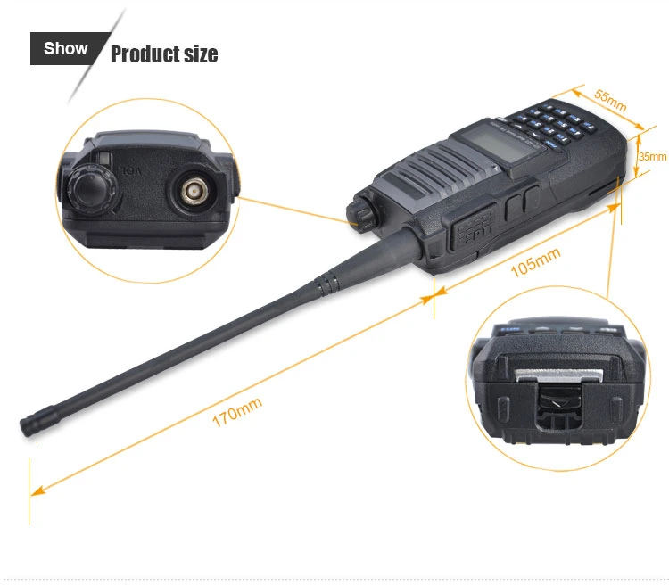 New Dual Band Radio Lt-323 Handheld Walkie Talkie